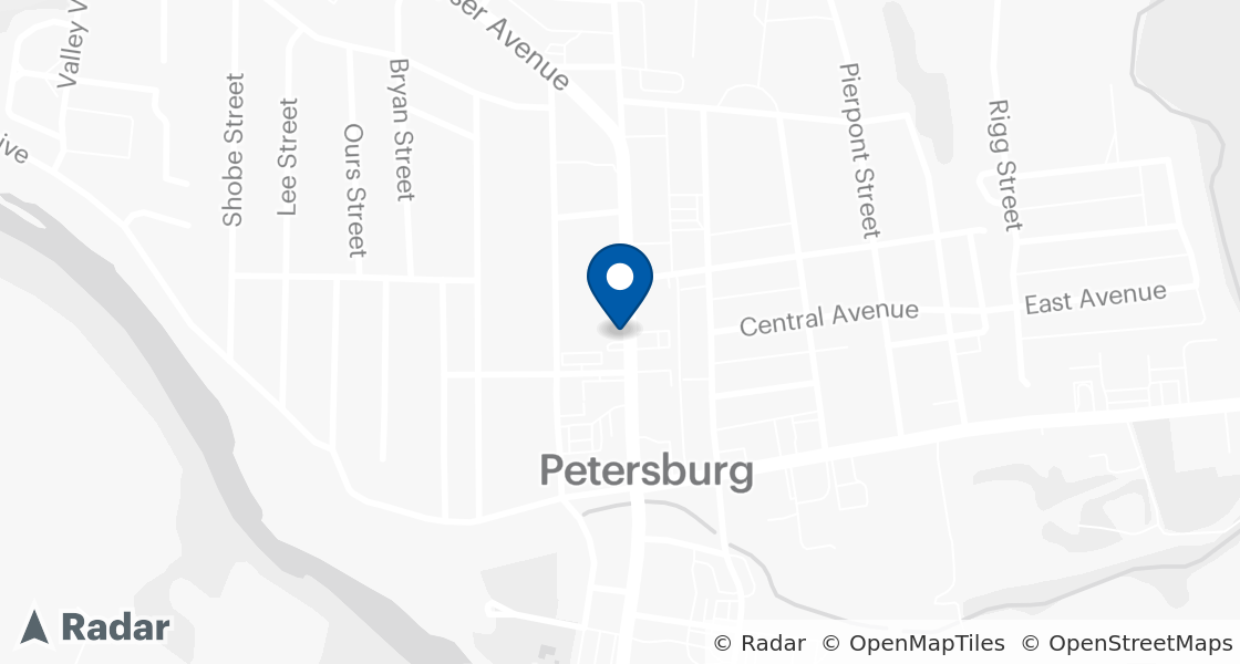 Map of Dairy Queen Location:: 15 N Main St, Petersburg, WV, 26847-1552