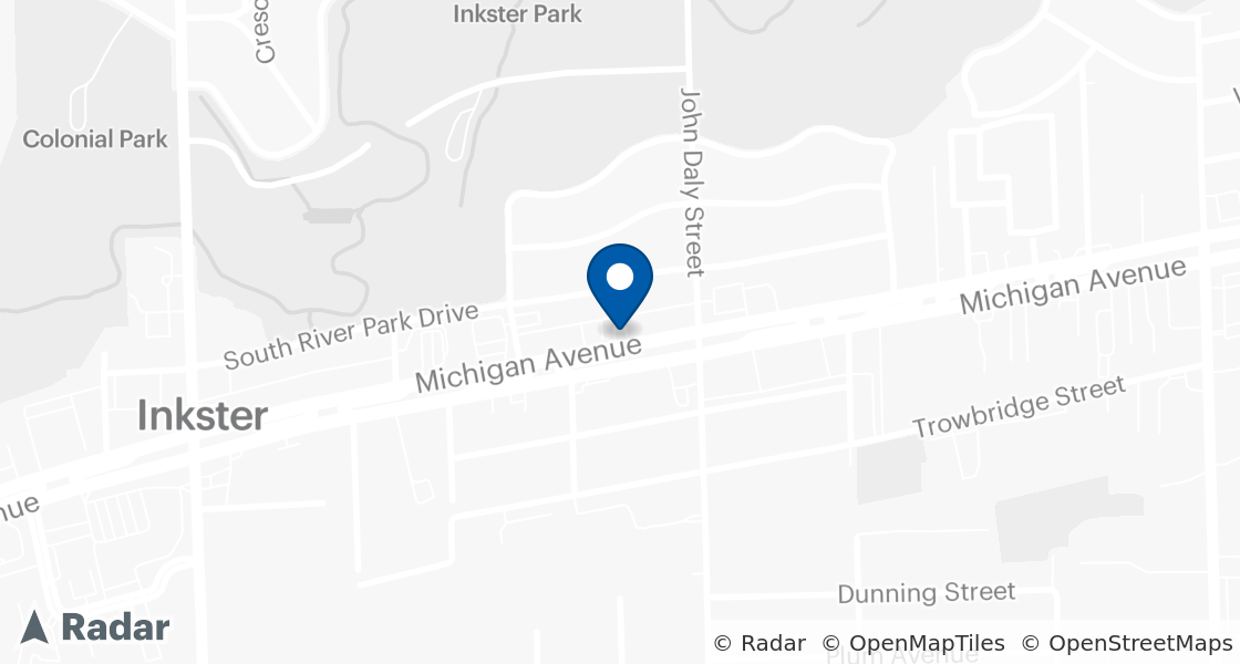 Map of Dairy Queen Location:: 26706 Michigan Ave, Inkster, MI, 48141-2330