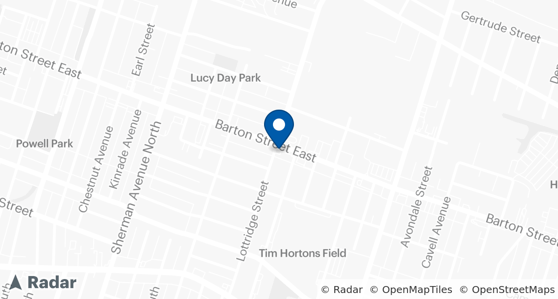 Map of Dairy Queen Location:: 798 Barton St E, Hamilton, ON, L8L 3B3