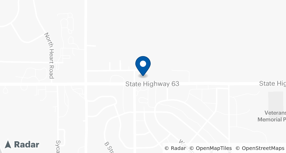 Map of Dairy Queen Location:: 24325 US Hwy 212, Eagle Butte, SD, 57625