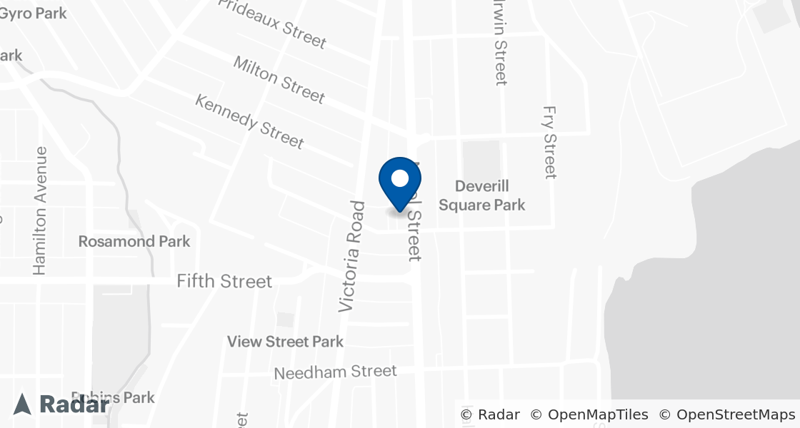 Map of Dairy Queen Location:: 280 Nicol St, Nanaimo, BC, V9R 4T2
