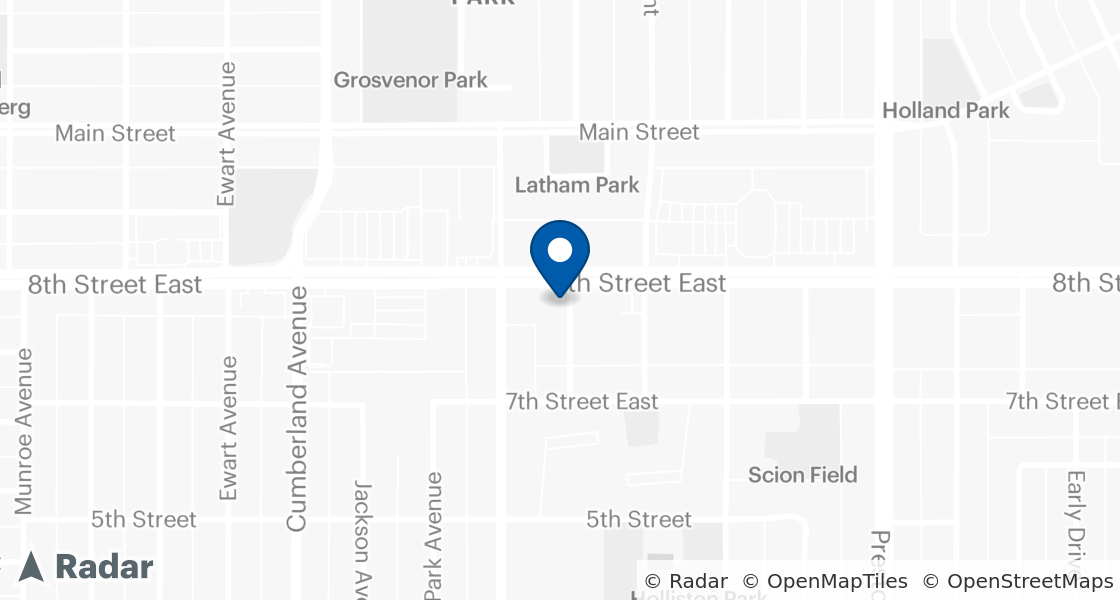Map of Dairy Queen Location:: 1722 - 8th Street E, Saskatoon, SK, S7H 0T5