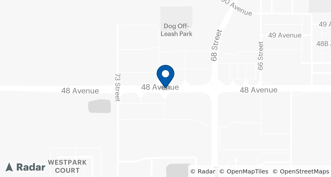 Map of Dairy Queen Location:: 6227 48 Ave, Camrose, AB, T4V 0K4